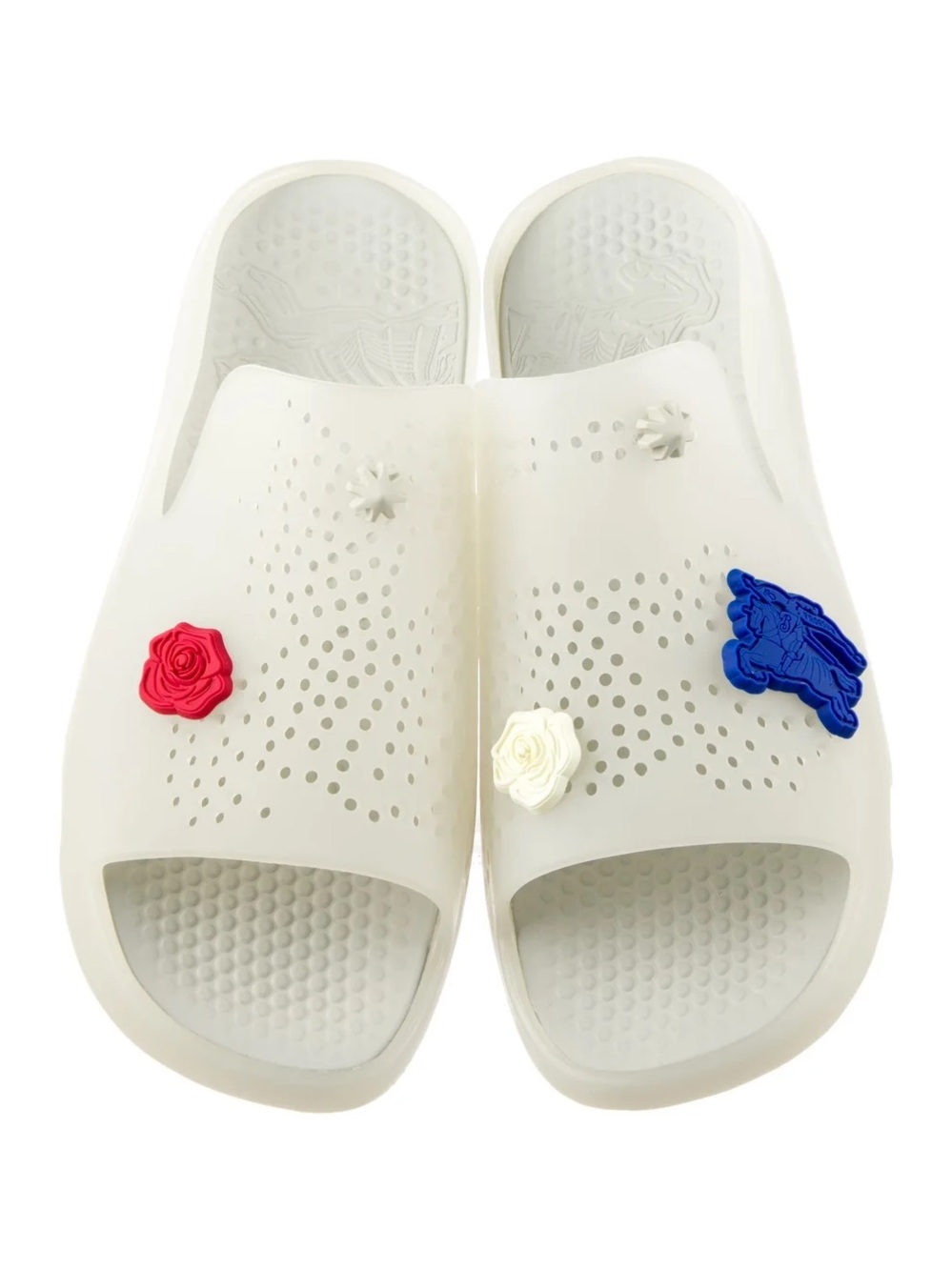Burberry rubber slides